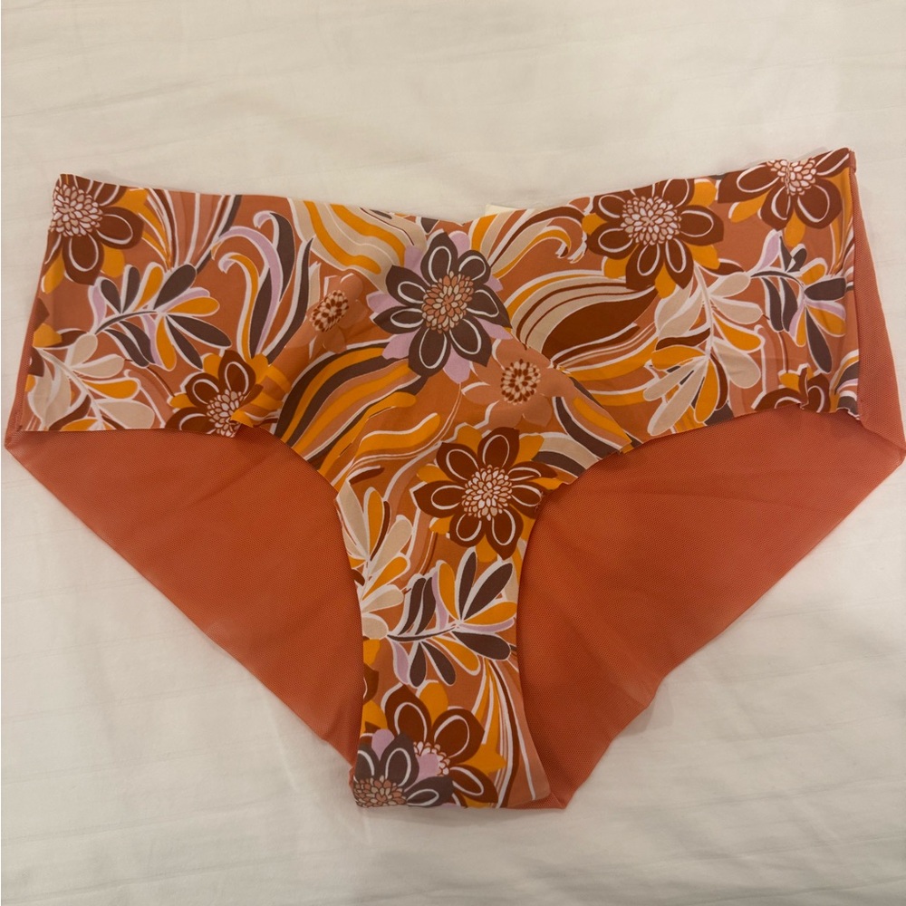 Aerie Retro Floral No-Show Underwear
